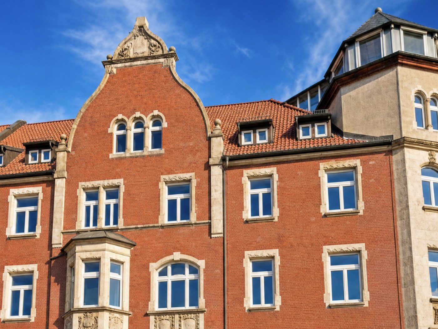 Monteurzimmer Erfurt: Backsteinfassade des Hauses in der Schmidtstedter Straße 30A